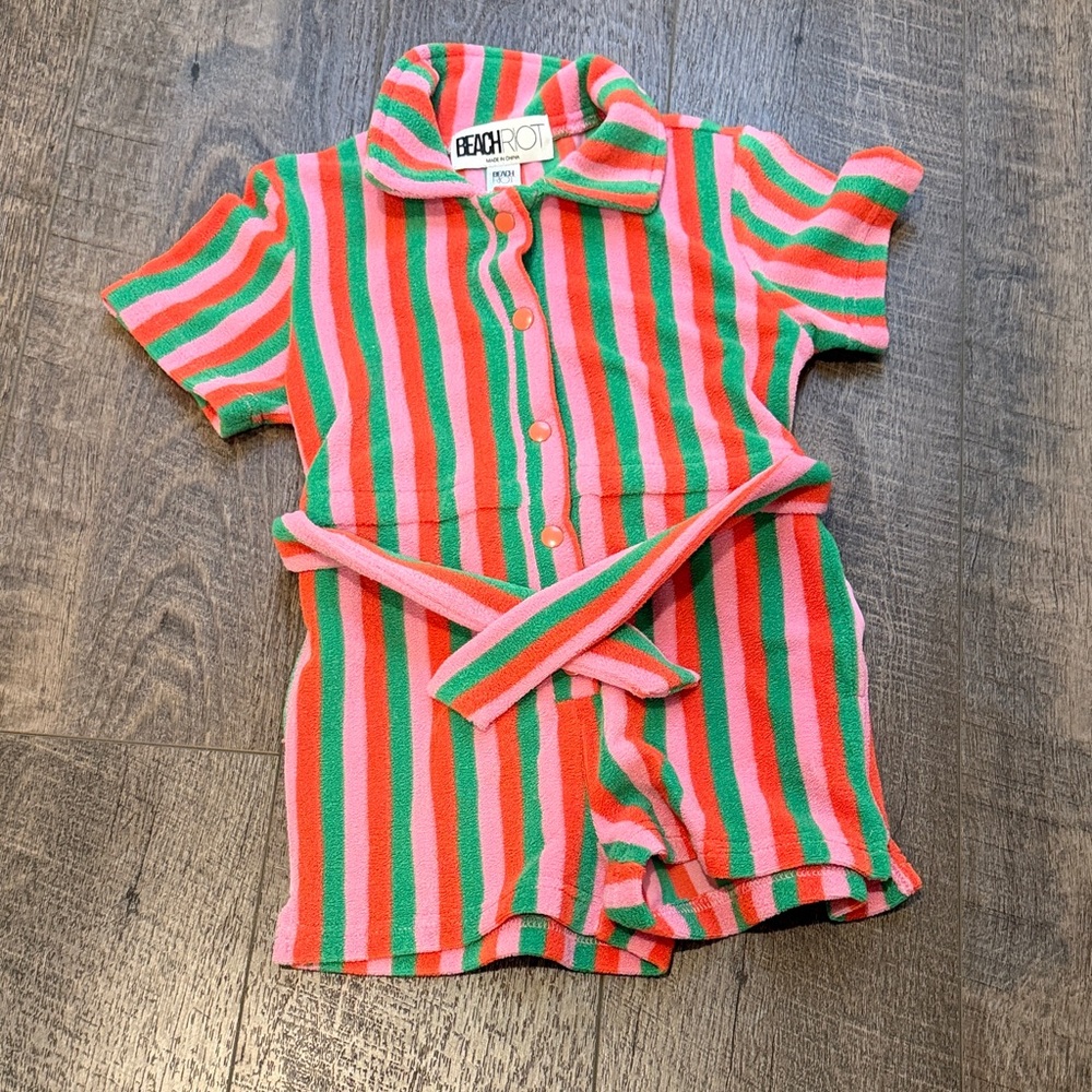 Beach Riot Colorful Striped Set